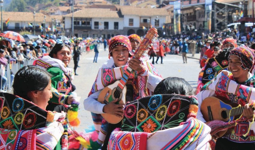 Traditional Musicians in Peru