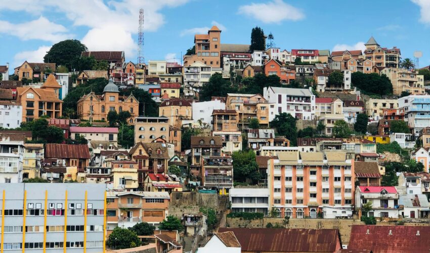 View of Antananarivo city.