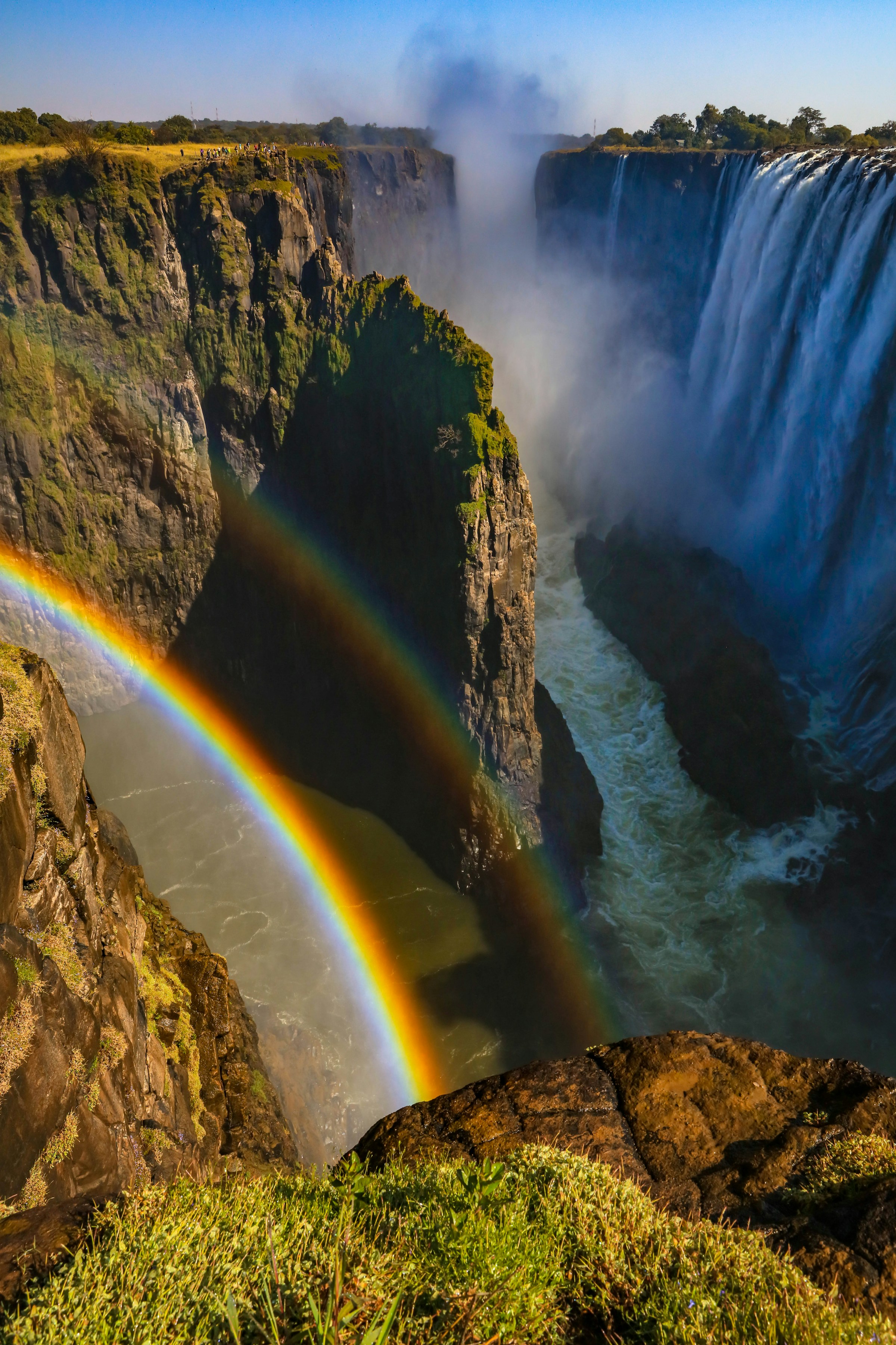 View of Victoria Falls.