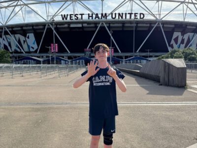 Arthur at West Ham Stadium