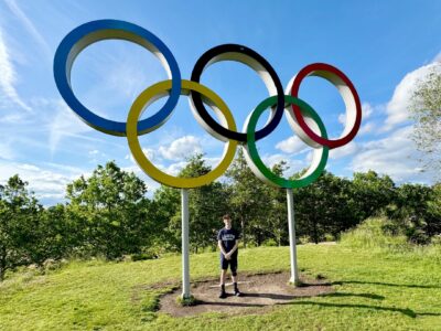 Arthur with Olympic Rings