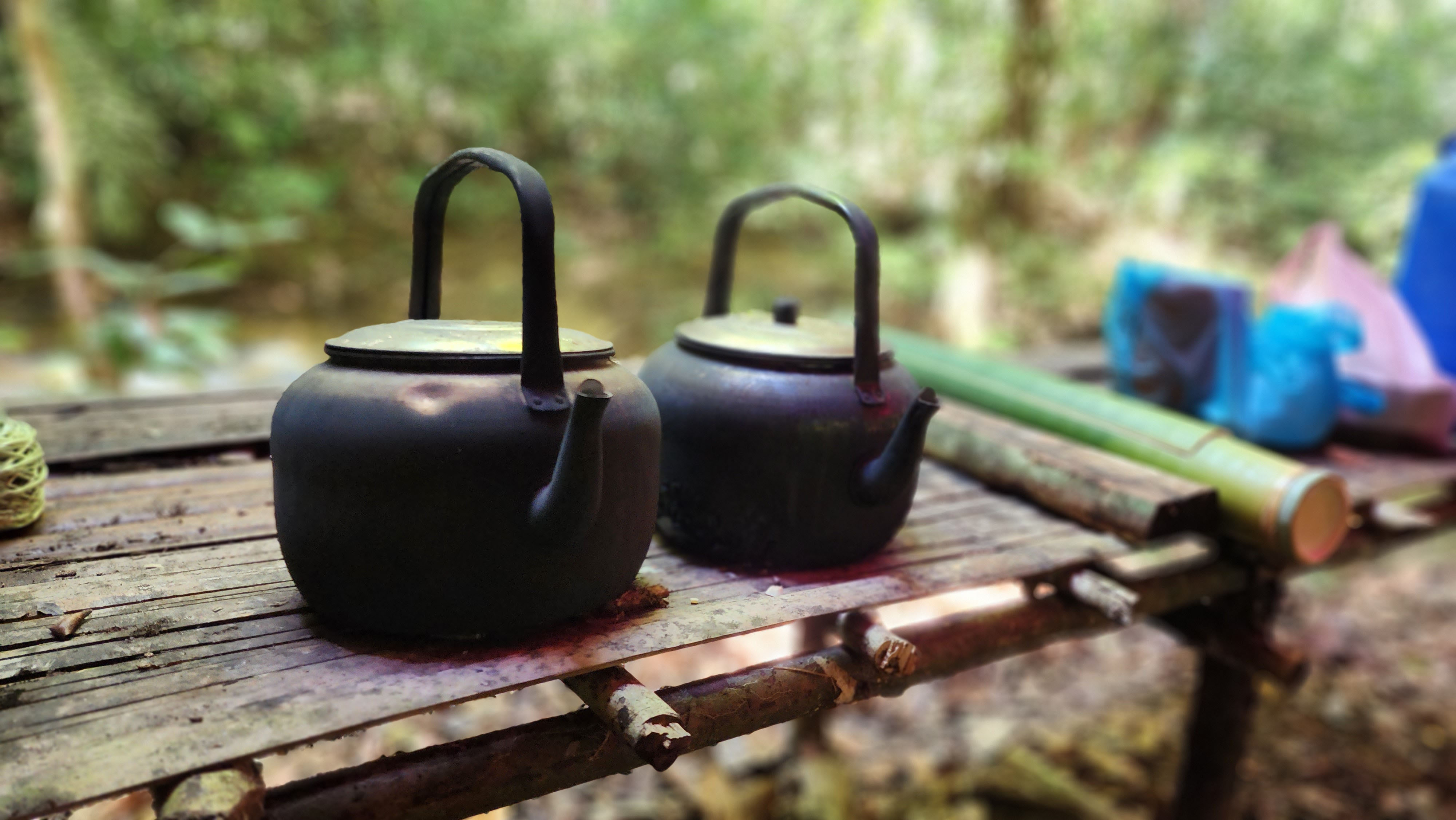 Teapots camping Borneo trek