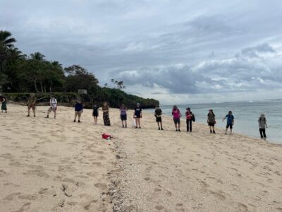 beach clean , Camp Tiwi, Kenya