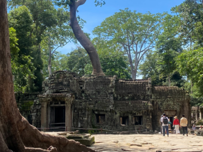 A temple in Cambodia
